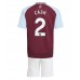 Aston Villa Matty Cash #2 Hjemmedraktsett Barn 2024-25 Korte ermer (+ Korte bukser)